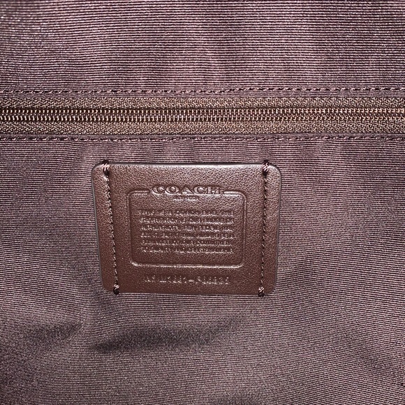 Coach Leather Backpack